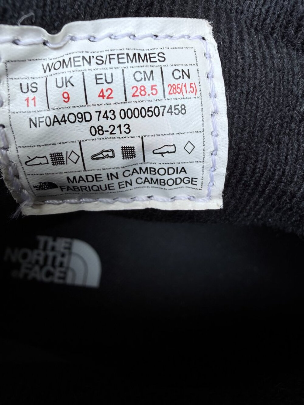 The North Face ThermoBall Progressive Zip Boots Womens 11 Purple Insulated - Picture 2 of 11